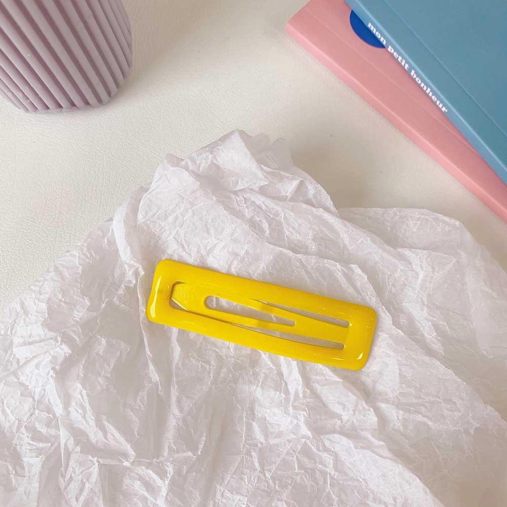 AHUA阿華有事嗎 韓系女裝配件 糖果色長方形BB髮夾【E0085】韓風 Ins風 可愛 清新 髮夾 髮飾 基本款-細節圖8