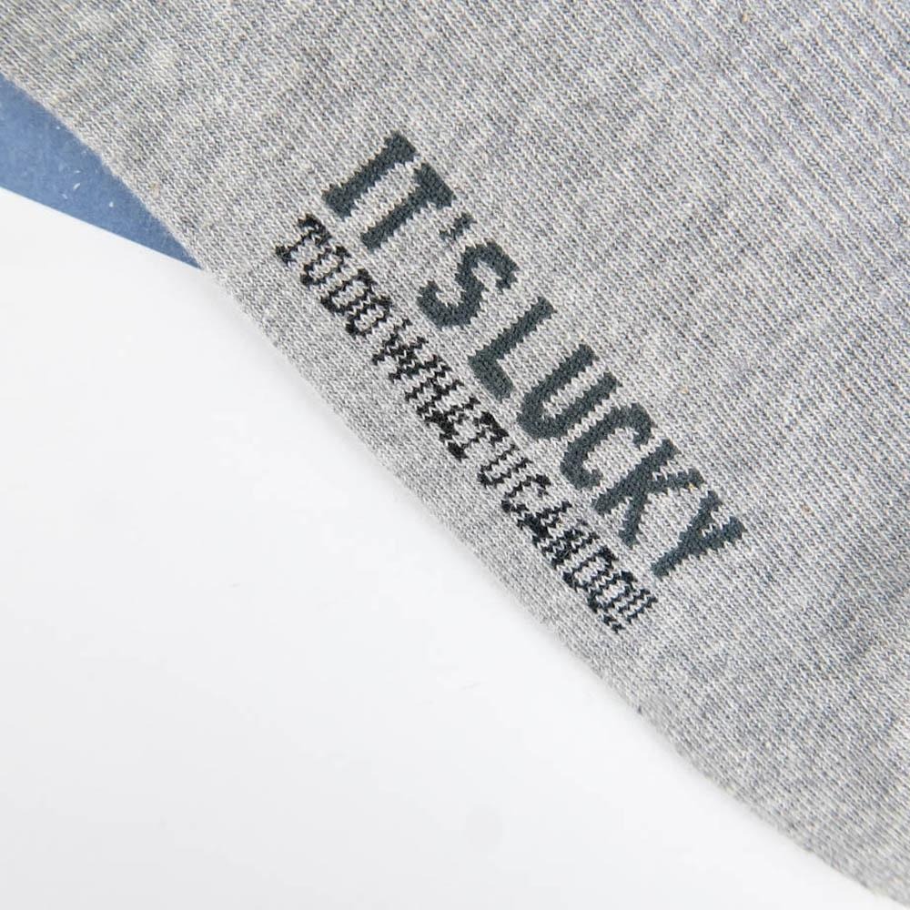AUHA阿華有事嗎 韓國襪子 拼色LUCKY男生短襪 男襪【K1221】 百搭純棉襪-細節圖9