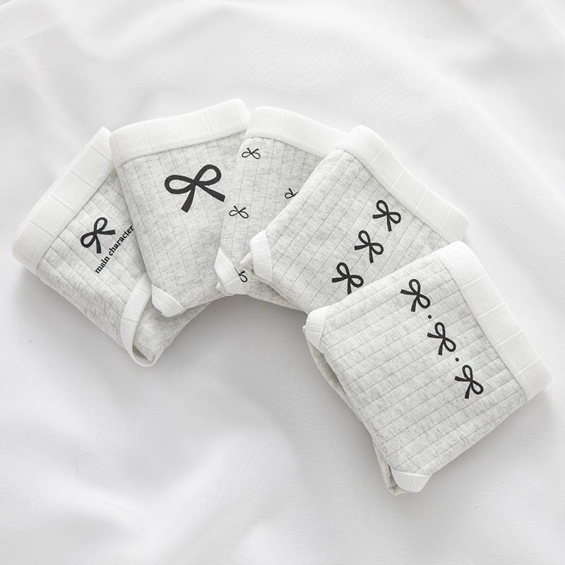 AHUA 阿華有事嗎 麻花灰簡約蝴蝶結系列少女內褲 I0089 女生內褲  流行少女內褲 可愛內褲-細節圖8