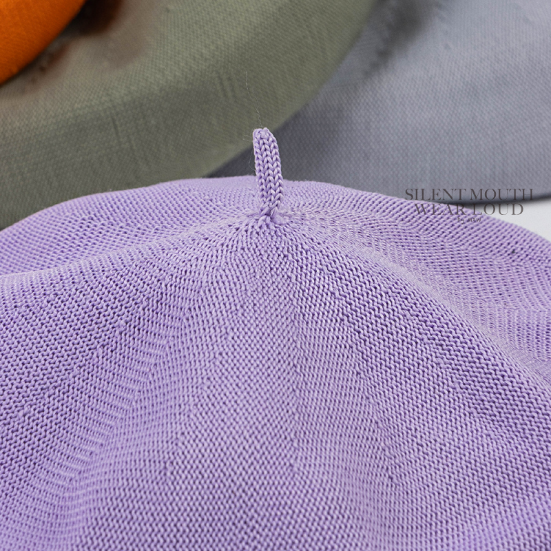 [部分現貨] 春夏貝雷帽 貝雷帽 大頭圍帽子 貝蕾帽 立體針織貝雷帽 畫家帽 薄款貝雷帽 蘑菇帽 南瓜帽 大頭圍貝雷帽-細節圖6