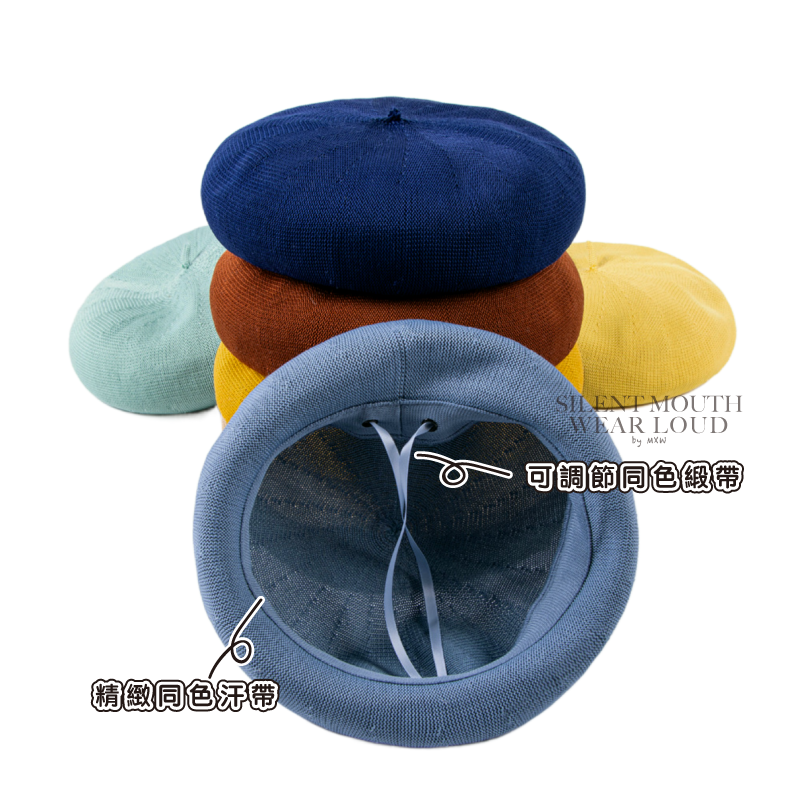 [部分現貨] 春夏貝雷帽 貝雷帽 大頭圍帽子 貝蕾帽 立體針織貝雷帽 畫家帽 薄款貝雷帽 蘑菇帽 南瓜帽 大頭圍貝雷帽-細節圖8