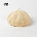[部份現貨 顏色超齊] 糖果色貝雷帽 貝雷帽 立體針織貝雷帽 貝蕾帽 薄款貝雷帽 畫家帽 春夏貝雷帽 蘑菇帽 南瓜帽-規格圖11