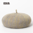 [部份現貨 顏色超齊] 糖果色貝雷帽 貝雷帽 立體針織貝雷帽 貝蕾帽 薄款貝雷帽 畫家帽 春夏貝雷帽 蘑菇帽 南瓜帽-規格圖11