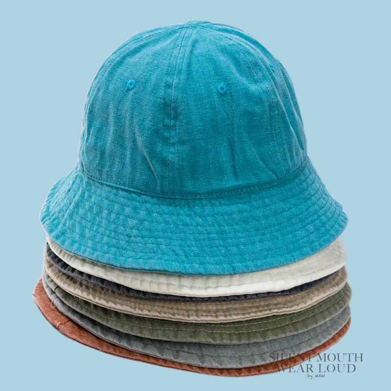 [部分現貨] 圓頂漁夫帽 漁夫帽 棉質漁夫帽 水桶帽 復古水洗漁夫帽 遮陽帽 鐘型帽 春夏帽子 短帽簷漁夫帽-細節圖5