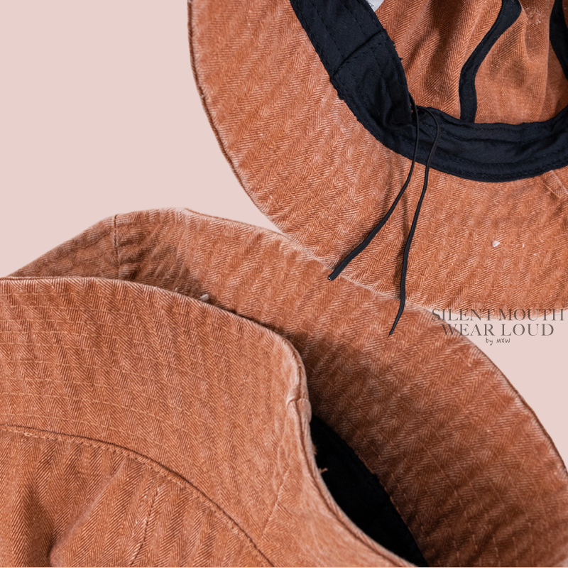 [部分現貨] 圓頂漁夫帽 漁夫帽 棉質漁夫帽 水桶帽 復古水洗漁夫帽 遮陽帽 鐘型帽 春夏帽子 短帽簷漁夫帽-細節圖8