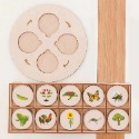蒙特梭利生命週期拼圖板組 動物、植物和昆蟲的生命週期拼圖套組 幼兒益智開發玩具-規格圖4