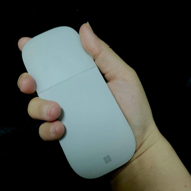 Microsoft 微軟 Surface Arc Mouse 藍牙滑鼠 無線滑鼠 淺灰 二手-細節圖4