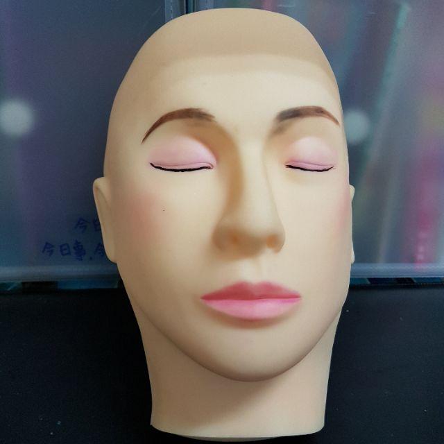 【薇樂園】近全新 | 現貨供應 植睫專用假人頭 種睫毛 嫁接睫毛 美睫 護膚按摩化妝練習假人頭-細節圖8