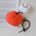 [小紅書爆款] 柔軟防摔耳機包 熊貓 蘋果 橘子 可愛耳機包 手作 軟布 蘋果 AirPods保護套 耳機保護殼 收納包-規格圖10