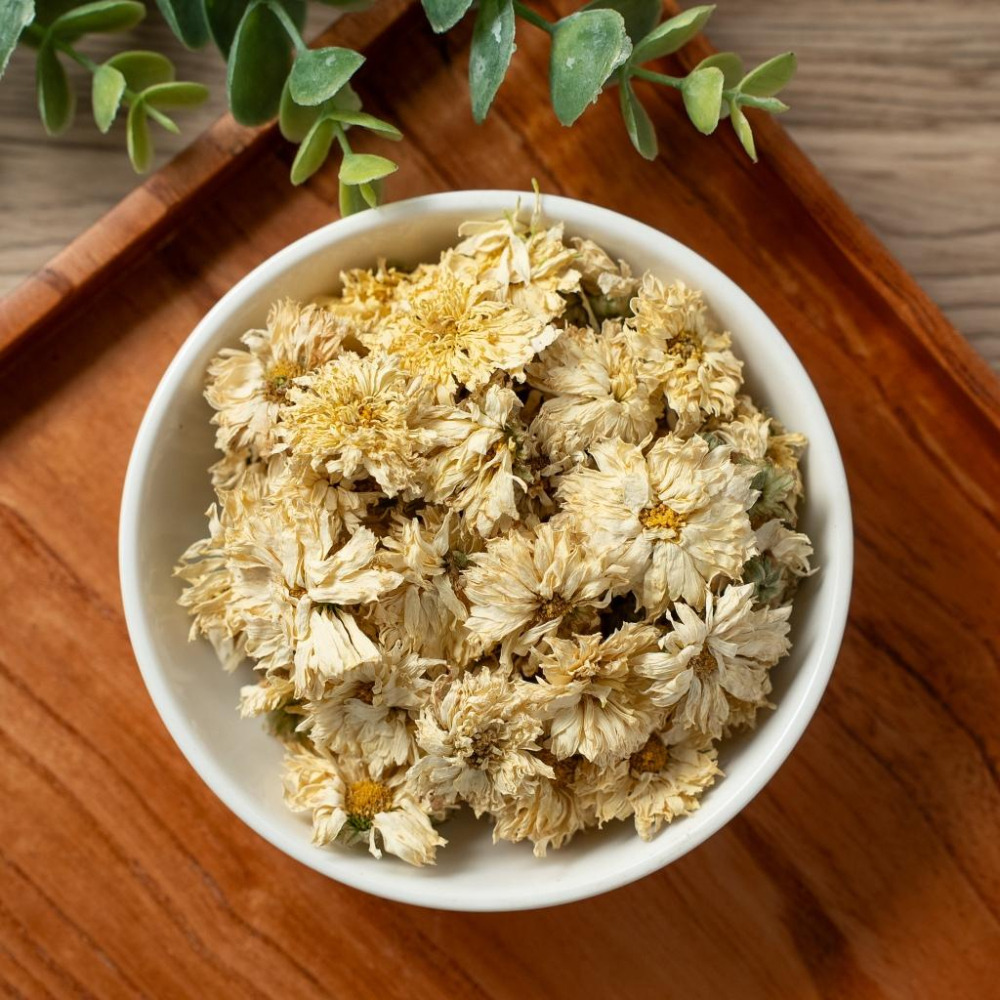 中國產菊花 白菊花 杭菊 貢菊【天然養生小舖】中藥 花草茶-細節圖4