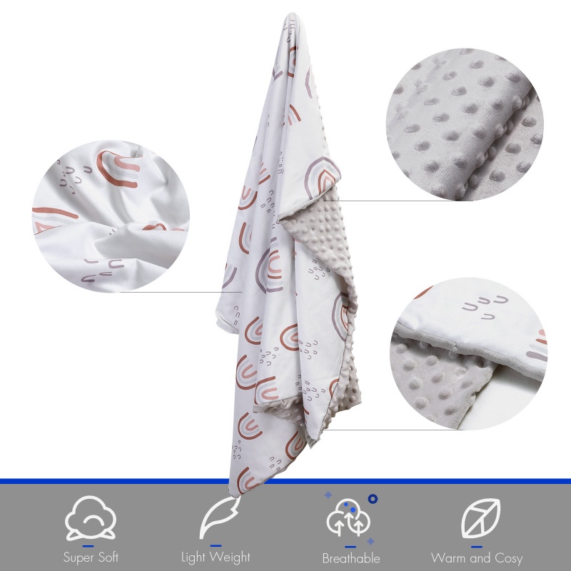 新品 寶寶安撫毯 四季可用 空調被 午睡蓋被 午睡毯 安撫毯 冷氣毯 幼稚園毯 推車安撫 安撫突起 嬰兒蓋毯-細節圖5