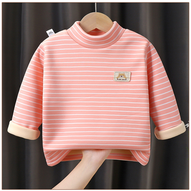 限時折扣 兒童內搭衣 保暖絨毛 兒童上衣 內刷毛長袖打底衣 長袖內搭衣 保暖衣 男童女童 兒童上衣 童長袖推薦 冬季保暖-細節圖6