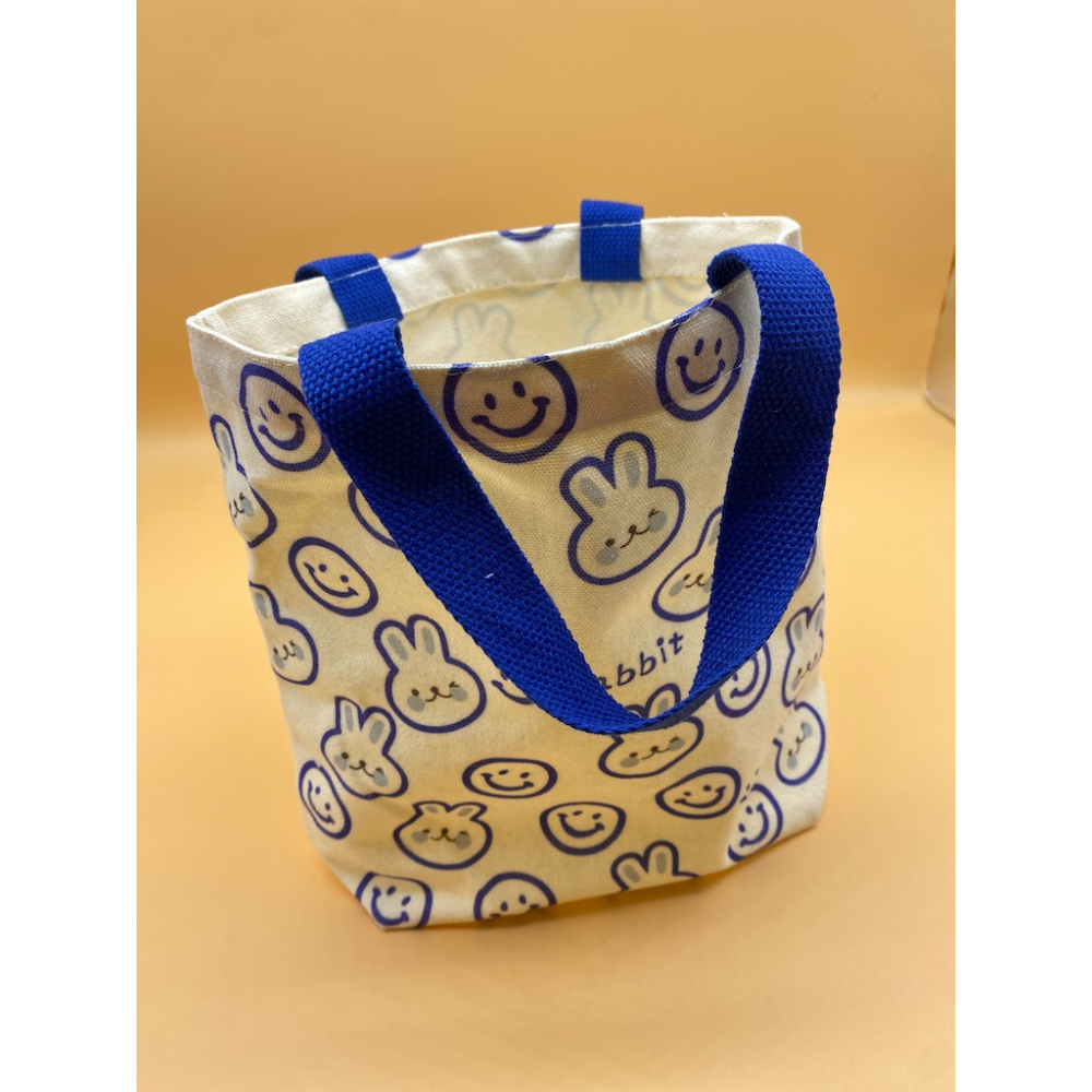 最新款 帆布手提袋 兔兔手提袋 水壺袋 奶瓶袋 尿布袋 環保提袋 媽媽提袋 母嬰外出必備款 伴手禮包裝-細節圖2