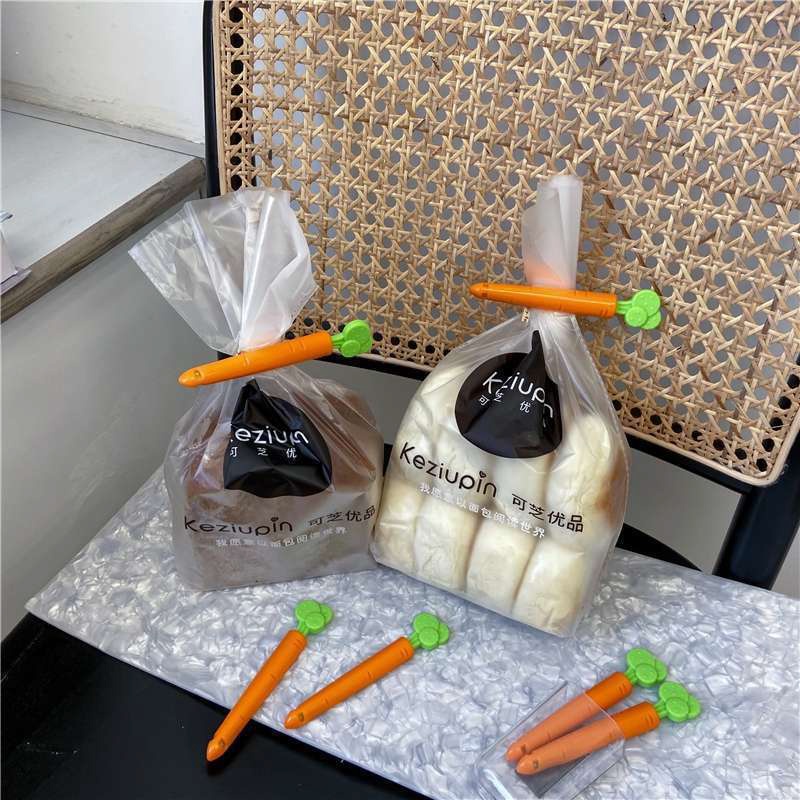 封口夾 食物封口夾 胡蘿蔔零食夾 食品密封夾 食品夾子 食物保鮮夾 封袋夾 零食夾 餅乾密封 可愛封口夾 磁鐵-細節圖5