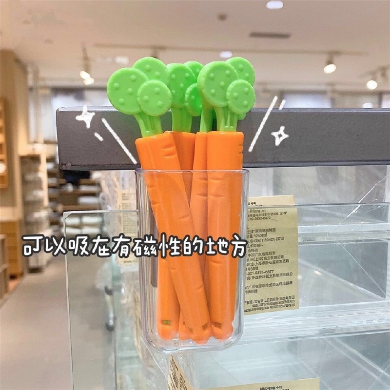封口夾 食物封口夾 胡蘿蔔零食夾 食品密封夾 食品夾子 食物保鮮夾 封袋夾 零食夾 餅乾密封 可愛封口夾 磁鐵-細節圖6