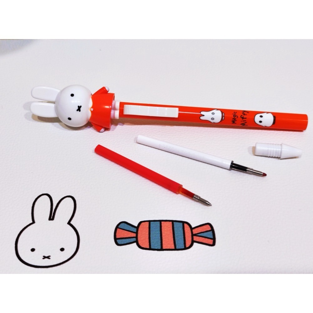 現貨 晨光 正版授權 miffy 米飛 米菲 立體公仔 按動搖搖 可換筆芯 黑色 0.5mm 中性筆-細節圖4