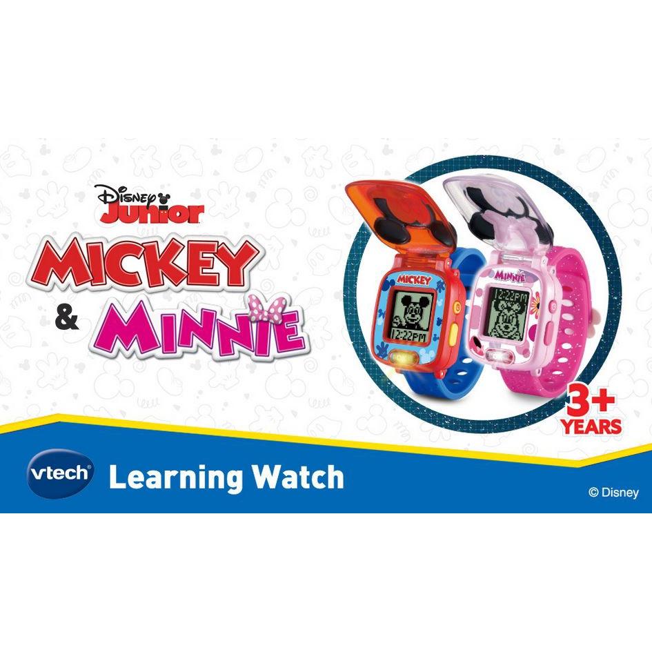 Vtech 迪士尼多功能遊戲學習手錶 米奇 米妮 正版 公司貨 Disney 授權 兒童錶 玩具錶 卡通錶 Mickey-細節圖2