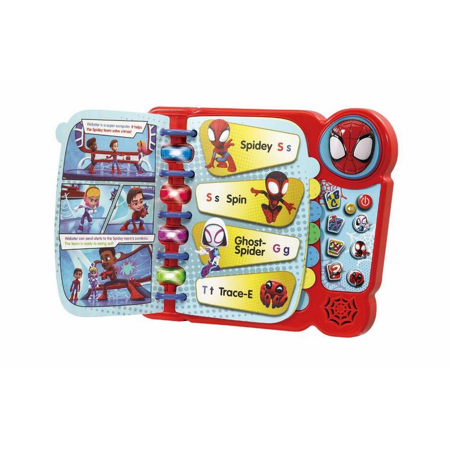 Vtech 蜘蛛人聲光互動啟蒙學習書 MARVEL 漫威 授權 正版 公司貨-細節圖4