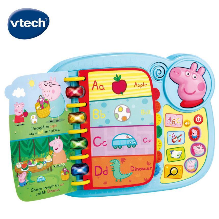 Vtech 粉紅豬小妹-字母故事啟蒙學習書 佩佩豬 正版 公司貨-細節圖2