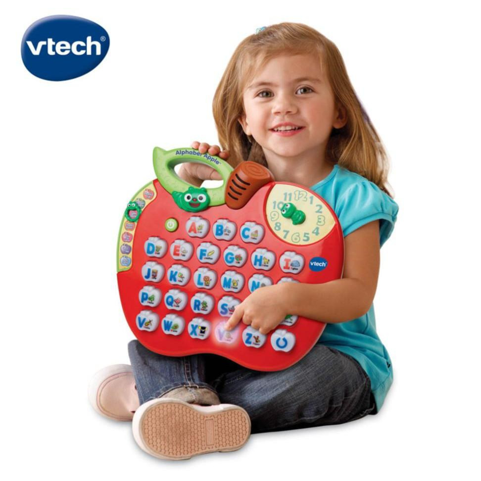 英國【Vtech】電子學習機系列-蘋果字母學習機 藍色蟲蟲版 (新版) 綠色蟲蟲版 發音 字母 數字 拼讀 歌曲 時間-細節圖4