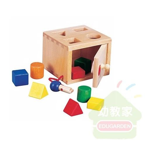 GOGO TOYS 幾何形狀箱 手部肌肉發展 手眼協調 木製 幼兒教具 認識形狀 顏色 GogoToys #20621-細節圖2