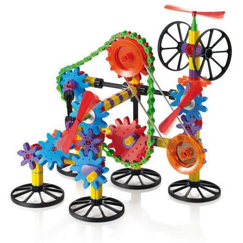 義大利【Quercetti】3D機械齒輪組 公司貨-細節圖2