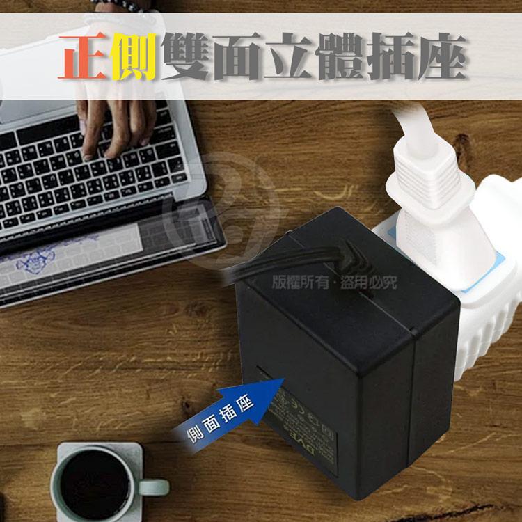 動力公牛 旗艦型 2孔1開2插1m/2m/3m延長中繼線 PB-202-1 |過載自動斷電|耐熱阻燃防火|-細節圖5