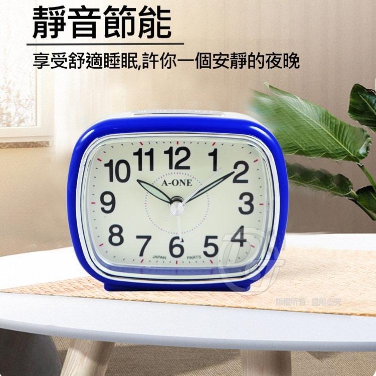 A ONE 大數字夜光靜音貪睡鬧鐘 TG-0147 (4色)-細節圖3
