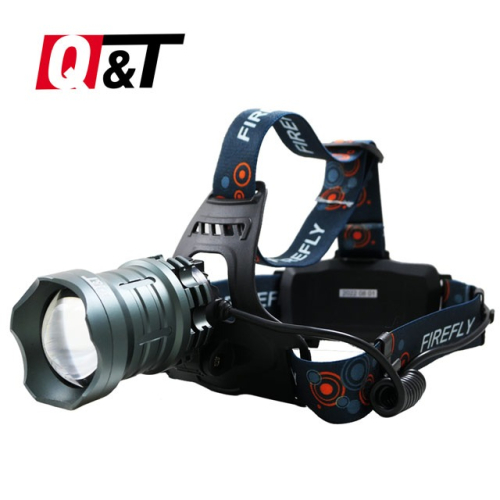 Q&amp;T 超高亮度P100燈芯充電式調焦頭燈 SY-T9030