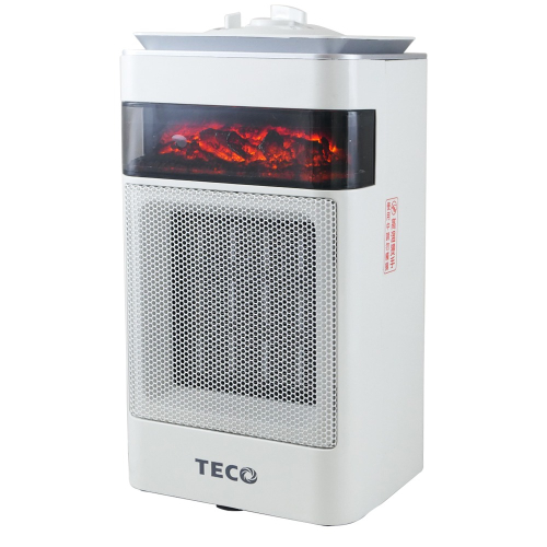 TECO東元 3D擬真火焰PTC陶瓷電暖器/冷暖風機 XYFYN4001CBW