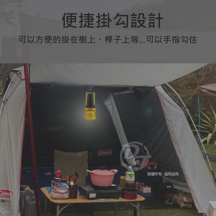焊馬 充電式79W超高亮度手提照明探照燈 CY-H5911|可提可架|多角度可拆卸式手把|-細節圖7