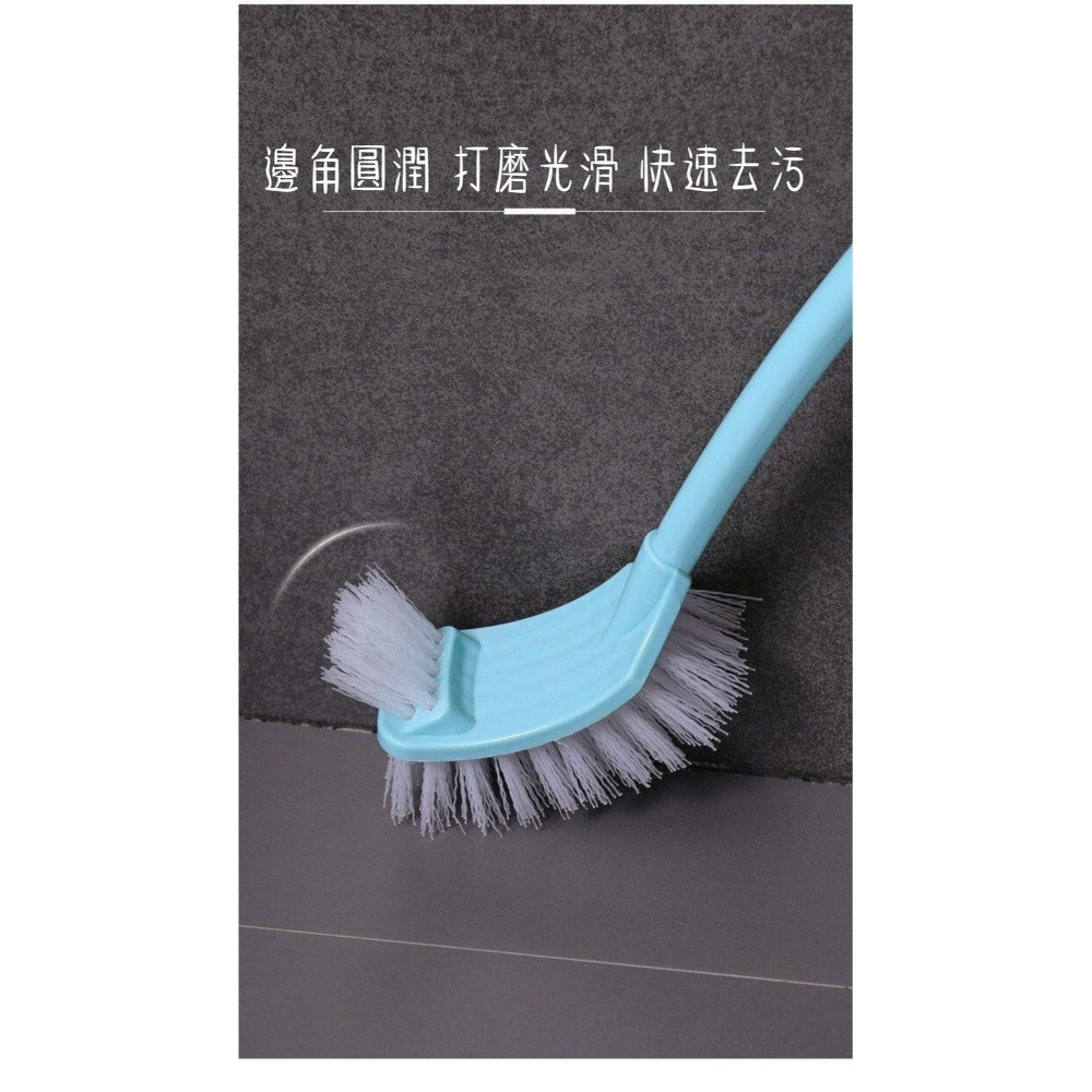 （現貨）好了好樂享生活-長柄雙頭馬桶刷 壁掛 刷馬桶 縫刷 浴室清潔 刷子 縫隙清潔刷 洗廁刷 長柄刷 無死角 多功能刷-細節圖3