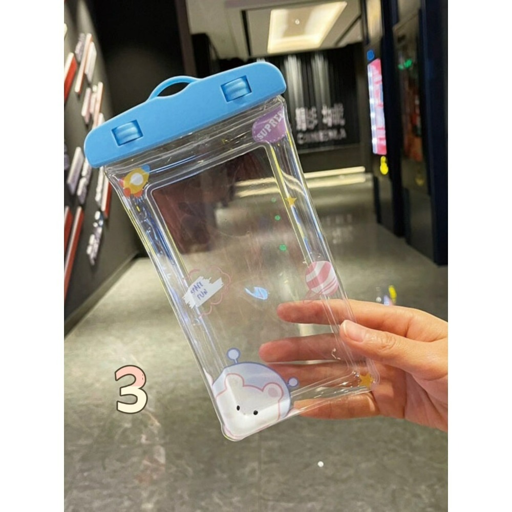 （現貨）好了好樂享生活-手機防水袋 加厚防撞 卡通氣囊防水袋 玩水必備 夏日必備 下雨 可水底觸碰 防水包包 防水必備-細節圖5