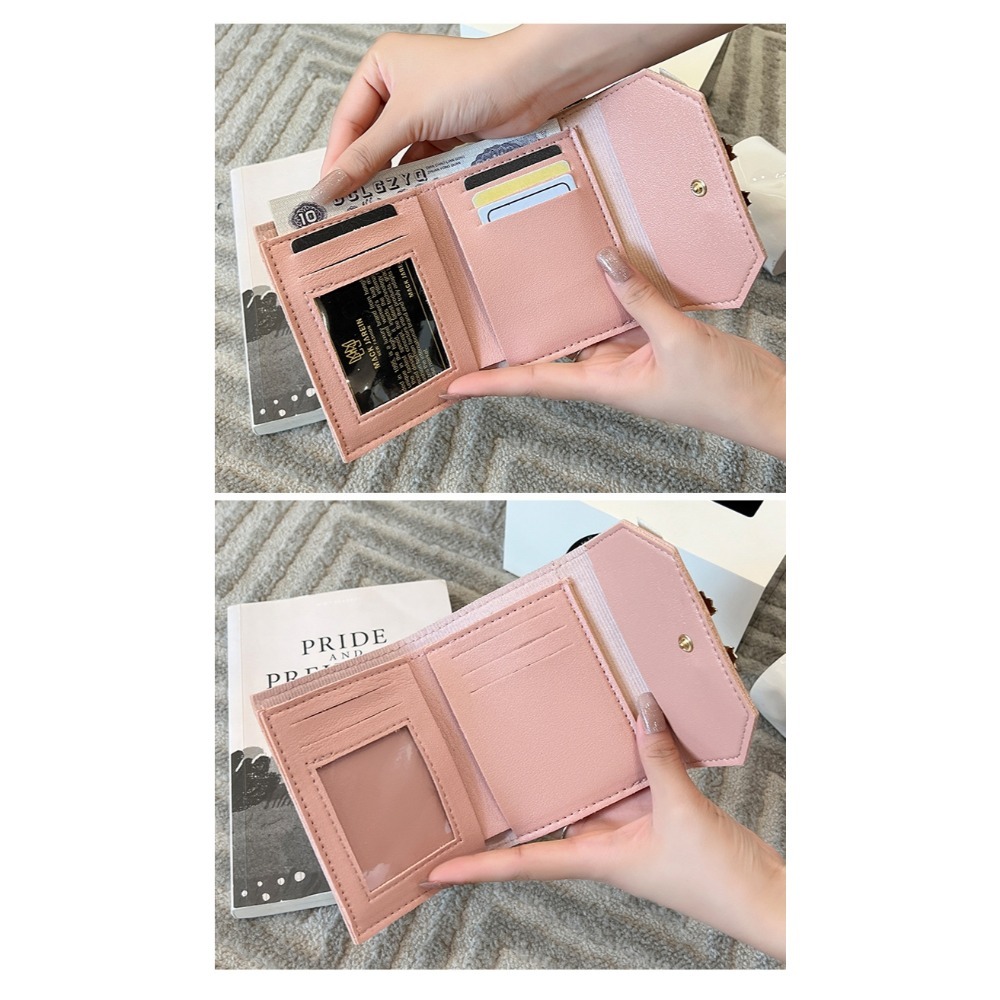 通通現貨99元 女短夾 錢包 蝴蝶結款-細節圖3