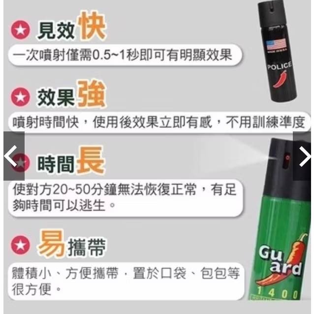 防狼 液狀辣椒水 噴瓶60ml-細節圖4
