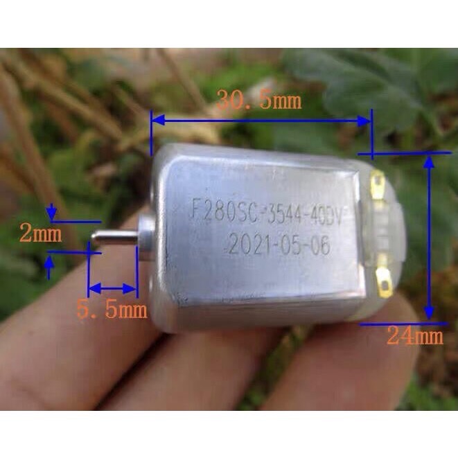 全新F280SC-3544 碳刷 強磁 高轉速 280馬達 小米沖牙機配件 3.7V至7.2V-細節圖4