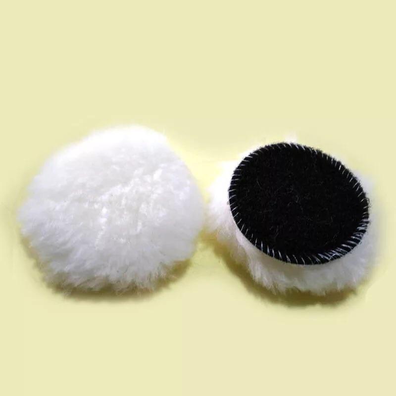 (1只)植絨 帶皮羊毛拋光輪 自粘羊毛輪 純羊毛 拋光輪-細節圖3