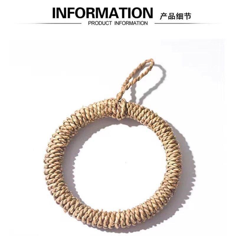 藤編 鸚鵡 吊環 磨牙 鳥籠玩具 鳥用 小鳥鞦韆-細節圖3