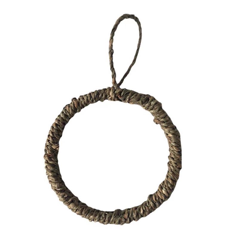 藤編 鸚鵡 吊環 磨牙 鳥籠玩具 鳥用 小鳥鞦韆-細節圖4