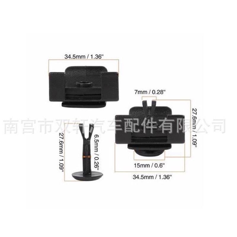 (2個裝) 豐田 葉子板 保險桿 擋泥板 內襯卡扣-細節圖4