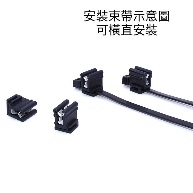 （2個）汽車鈑金 扎帶 束帶 線路管路固定 邊緣 天窗 車窗 束帶夾子 線束固定 鋼鐵卡扣-細節圖3