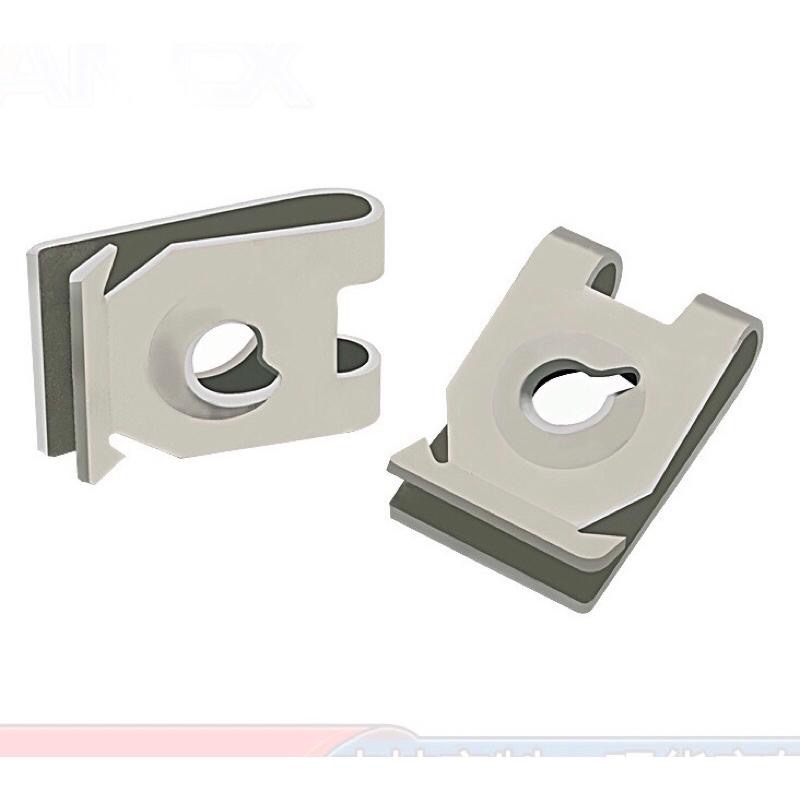 (5/10片裝)ST4.8/ST4.2 65錳鋼 彈簧鋼 達克羅 鍍白鋅 汽車葉子板 機車車殻 自攻夾片 倒刺 U型夾片-細節圖2