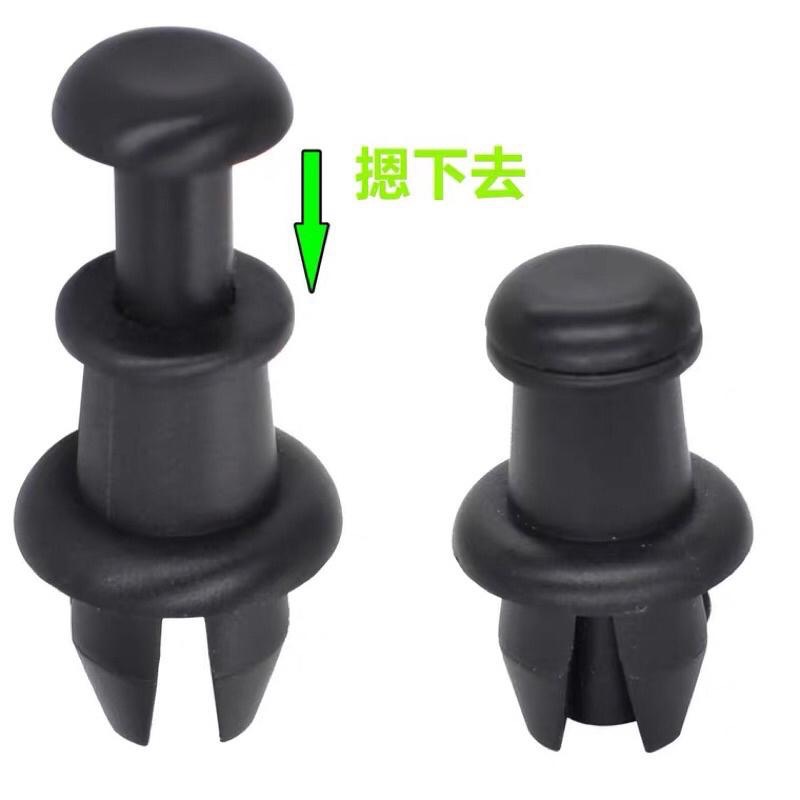 適用於 福斯 高爾夫 MK5 MK6 奧迪Q5 Skoda  固定夾 繩架 後備箱 隔物板 掛繩卡扣 行李箱蓋板固定掛鈎-細節圖4