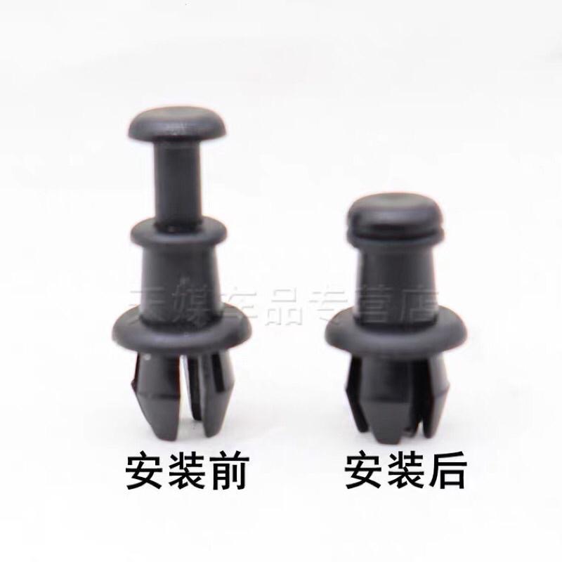 適用於 福斯 高爾夫 MK5 MK6 奧迪Q5 Skoda  固定夾 繩架 後備箱 隔物板 掛繩卡扣 行李箱蓋板固定掛鈎-細節圖5