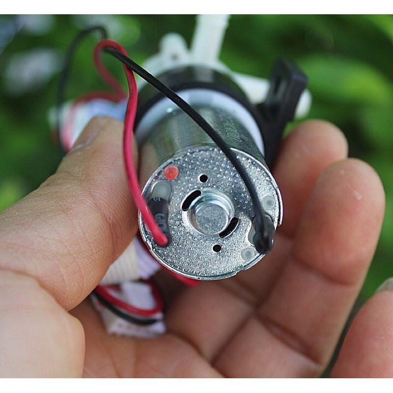 集創興 豆漿機 12v 微型 自吸水泵 隔膜泵 帶水流傳感器 碳刷370馬達-細節圖7