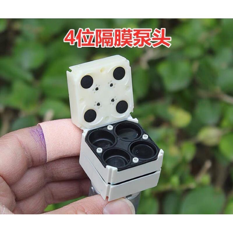 未使用拆機 四方泵頭 藍標 370微型 真空泵 氣泵DC12-20V-細節圖4