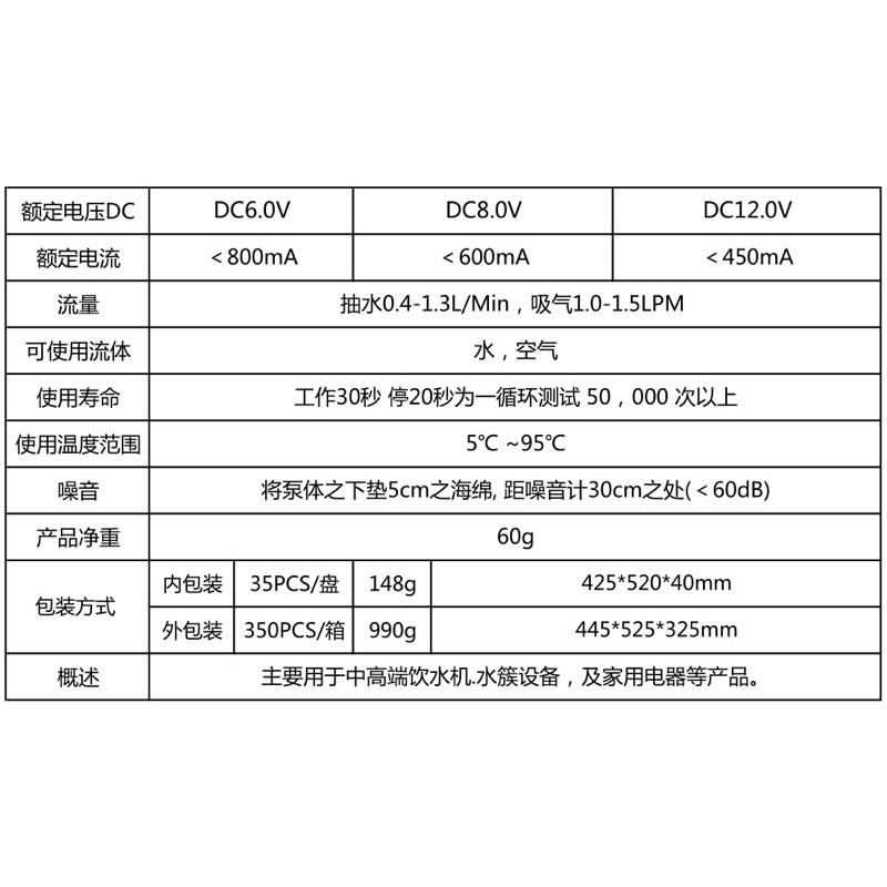 全新散裝庫存 德宇鑫 6～12V 370 碳刷 馬達 大氣量 氣/水兩用 隔膜泵 自吸泵-細節圖5
