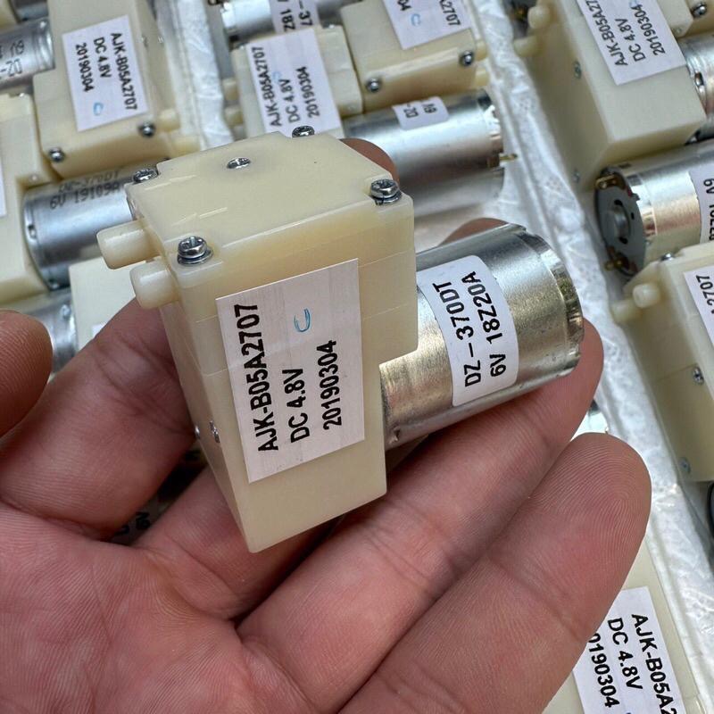 全新庫存 DC6V 370 微型 真空泵 隔膜壓力泵 抽氣打氣泵 增氧泵-細節圖2