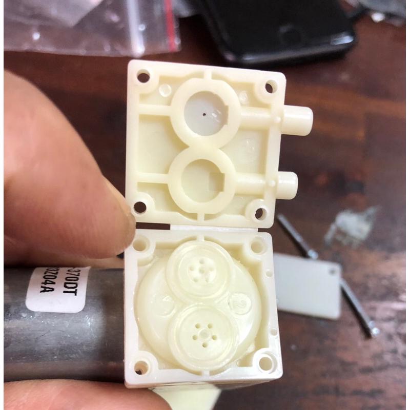 全新庫存 DC6V 370 微型 真空泵 隔膜壓力泵 抽氣打氣泵 增氧泵-細節圖5