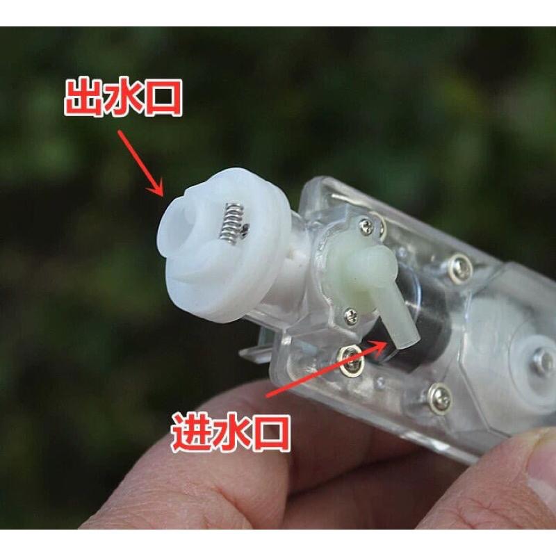 洗牙泵機芯 180馬達 高壓水泵 透明噴射泵 活塞泵DC3.7V 8W-細節圖2